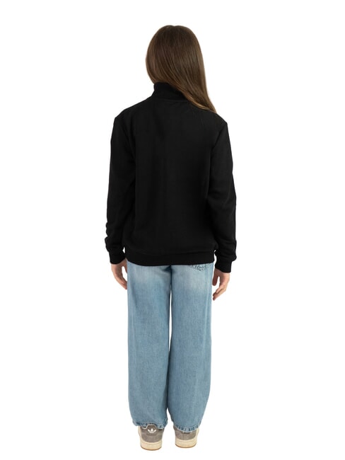 CONNECTIVE Sweatshirt mit Stehkragen und halbem Rei&szlig;verschluss Schwarz - Sweatshirts Kinder