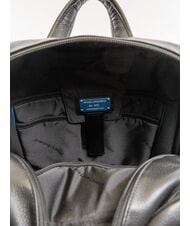 PIQUADRO X1 15,6-Zoll-Laptop-Rucksack aus Leder Schwarz - PC-Rucks&auml;cke - 5