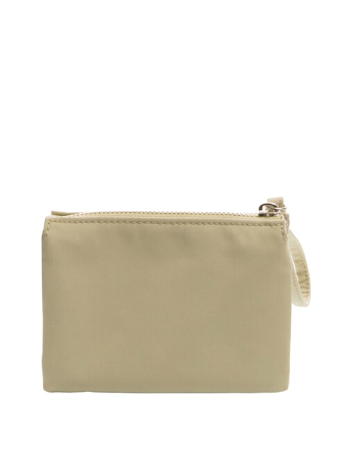 POUCHY Mini-Clutch mit 3 F&auml;chern Salbeigr&uuml;n - Damentaschen