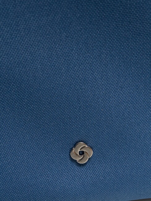 POUCHY Mini-Clutch mit 3 F&auml;chern INDIGO BLAU - Damentaschen