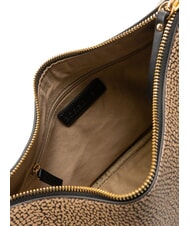 BORBONESE BRUNCH Luna Bag Umh&auml;ngetasche natur op / schwarz - Damentaschen - 5