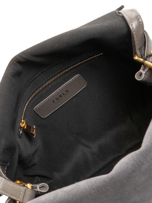 DOMUS  Umh&auml;ngetasche, Leder urbanes Grau - Damentaschen