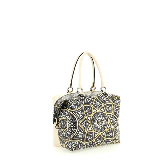 G3 PLUS LARGE MULTICOLOR Verwandelbare flache Einkaufstasche Mandala - Damentaschen