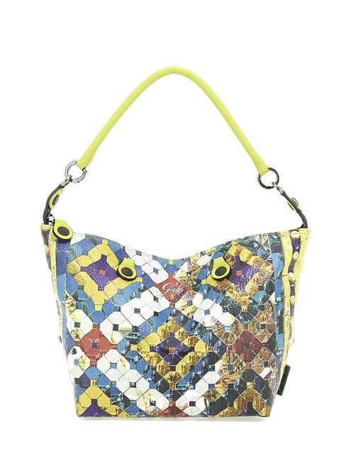 G3 PLUS MEDIUM MULTICOLOR Verwandelbare flache Einkaufstasche Diamant-Pailletten - Damentaschen