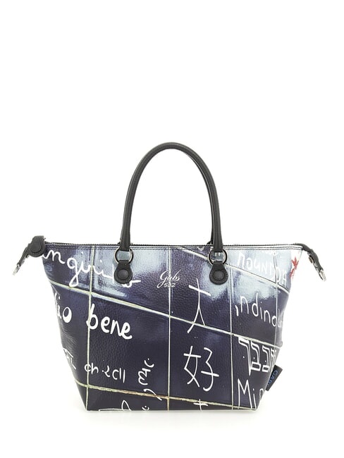 G3 PLUS MEDIUM MULTICOLOR Verwandelbare flache Einkaufstasche Ich liebe dich - Damentaschen