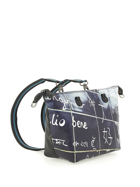 G3 PLUS MEDIUM MULTICOLOR Verwandelbare flache Einkaufstasche Ich liebe dich - Damentaschen