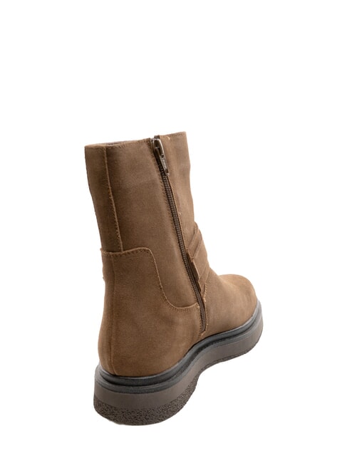 CLARE Stiefeletten aus Leder Elefant - Damenschuhe