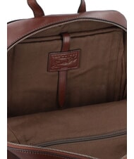 THE BRIDGE ALBERTO 13" Laptop-Rucksack aus Leder Braun / Palladium - PC-Rucks&auml;cke - 3