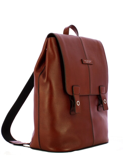 BIAGIO  13-Zoll-PC-Rucksack aus Leder Braun 14/Ruthenium Palladium - PC-Rucks&auml;cke