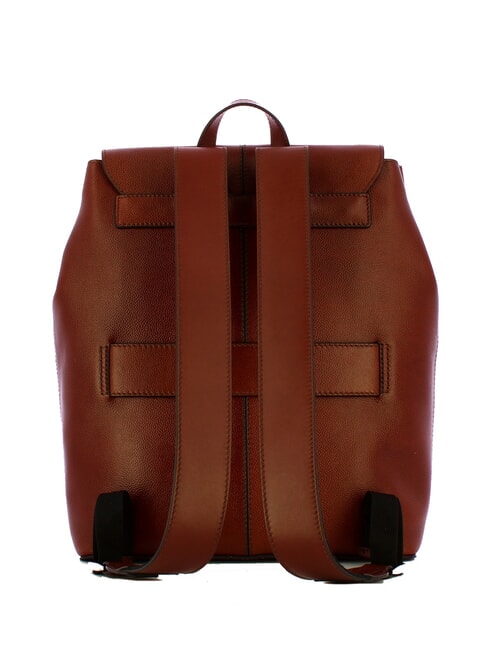 BIAGIO  13-Zoll-PC-Rucksack aus Leder Braun 14/Ruthenium Palladium - PC-Rucks&auml;cke