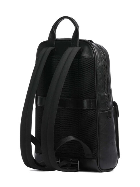 FILIPPO Lederrucksack, 13"-Laptopfach schwarz / mattes dunkles Ruthenium - PC-Rucks&auml;cke