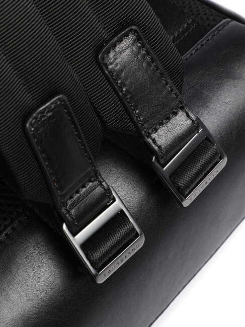 FILIPPO Lederrucksack, 13"-Laptopfach schwarz / mattes dunkles Ruthenium - PC-Rucks&auml;cke