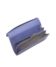 COCCINELLE METALLIC SOFT Gro&szlig;es Lederportemonnaie Blau - Brieftaschen Damen - 4