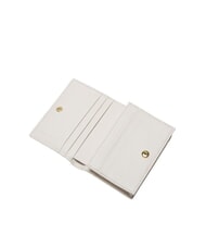 COCCINELLE METALLIC SOFT Kleine Geldb&ouml;rse aus Leder Wei&szlig; - Brieftaschen Damen - 2