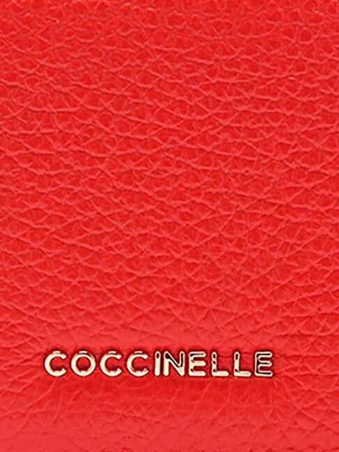 METALLIC SOFT Kleine Geldb&ouml;rse aus Leder Gazpacho - Brieftaschen Damen