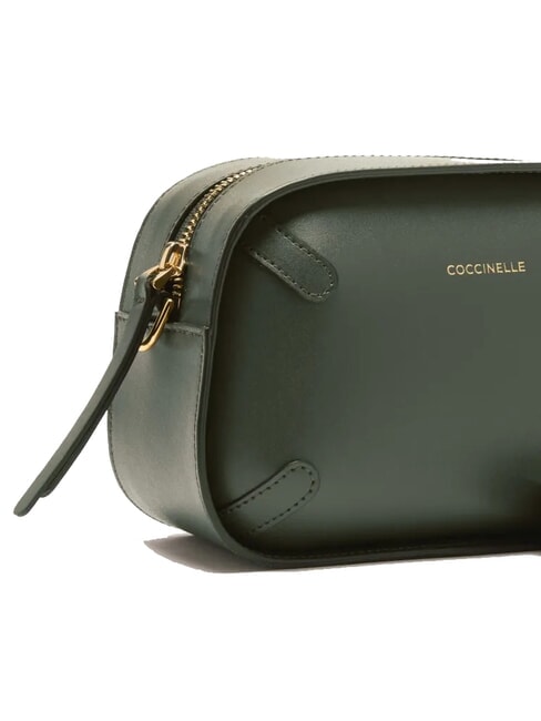 MALETA CALF Mini-Umh&auml;ngetasche aus Leder Algen - Damentaschen