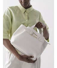 COCCINELLE MALORY Handshopper mit Schultergurt Wei&szlig; - Damentaschen - 7