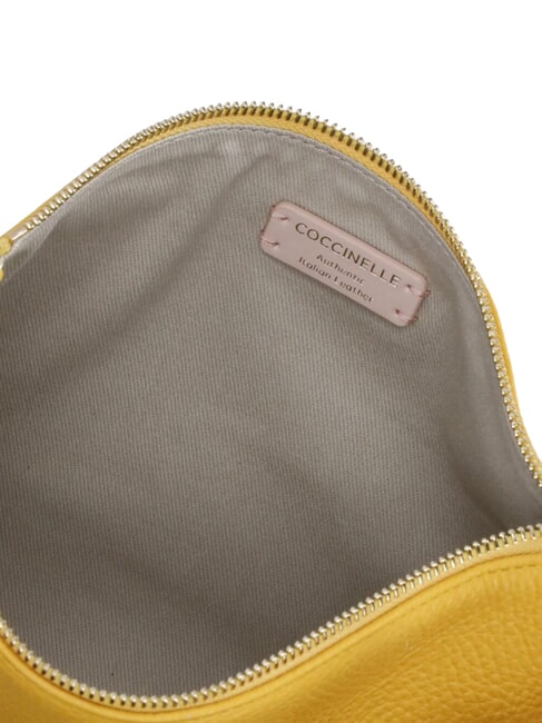 BEST CROSSBODY Minitasche aus Leder sonnig - Damentaschen