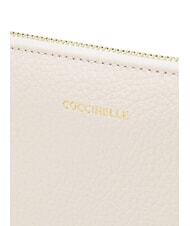 COCCINELLE ALIAS Clutch aus Leder Wei&szlig; - Damentaschen - 3