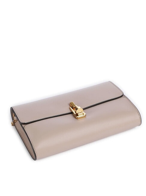 MAGIE 2NITE Clutch aus Leder mit Ketten-Schulterriemen Rosetten - Damentaschen