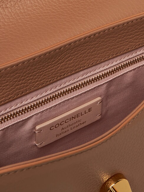 DEW Mittelgro&szlig;e Umh&auml;ngetasche aus geh&auml;mmertem Leder H&auml;ute - Damentaschen