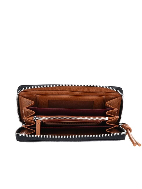 MYRTHA MAXI LOG Gro&szlig;e Lederbrieftasche mit Rundum-Rei&szlig;verschluss noir/cuir - Damentaschen