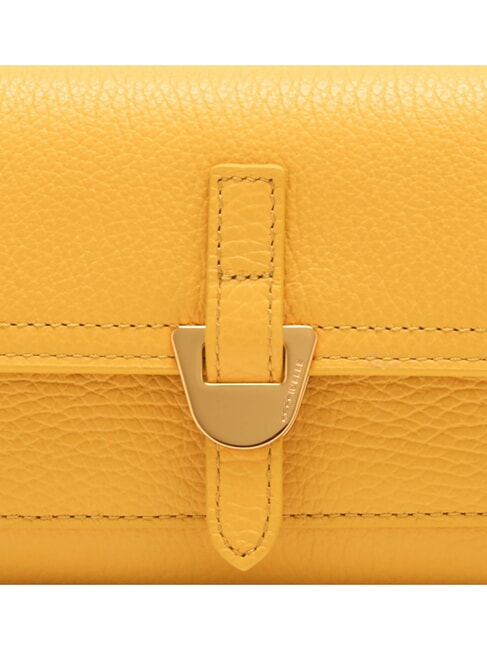 CAMPUS Mittelgro&szlig;e Brieftasche aus geh&auml;mmertem Leder sonnig - Brieftaschen Damen