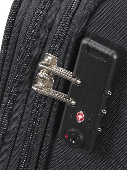 FUN CRUISE Mittelgro&szlig;er erweiterbarer Trolley SCHWARZ ROT - Halbharte Trolleys