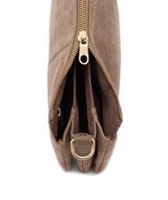 BIASIA FEATHER SMALL Kleine Umh&auml;ngetasche aus Wildleder taupe - Damentaschen - 3