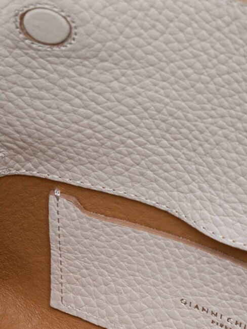 PENELOPE Umh&auml;ngetasche aus Leder Sand-Natur - Damentaschen