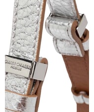 GIANNI CHIARINI PENELOPE Umh&auml;ngetasche aus Leder silber-karamell - Damentaschen - 4