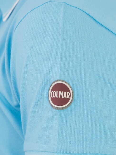 MONDAY Stretch-Kurzarm-Poloshirt Adobe/Wei&szlig; - Herren-Polo-Shirts/Herren-Polo-Shirt/Herrenpoloshirt/Herrenpoloshirts