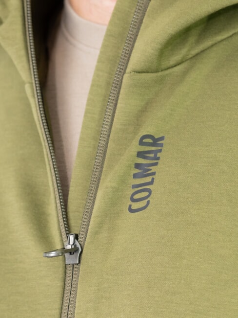 SCI REASON Thermo-Sweatshirt mit durchgehendem Rei&szlig;verschluss und Kapuze Moschus - Sweatshirts Herren