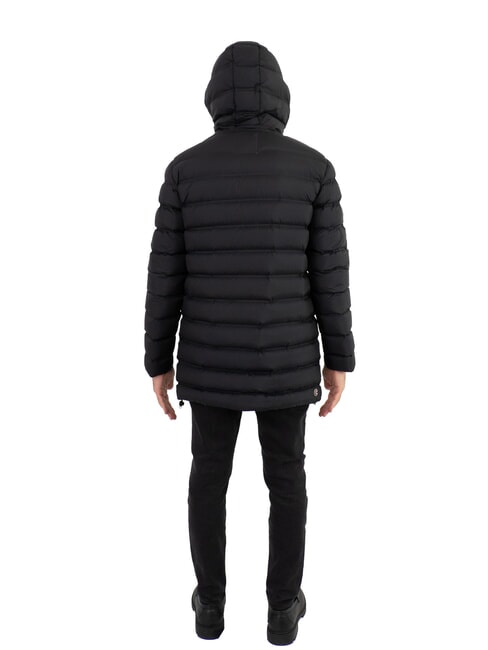 MINIMAL Daunenjacke mit Kapuze schwarzer Vulkan - Daunenjacken f&uuml;r Herren