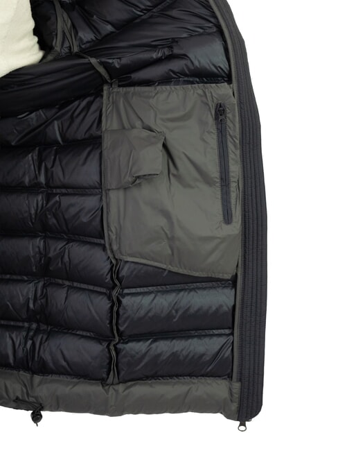 MINIMAL Daunenjacke mit Kapuze schwarzer Vulkan - Daunenjacken f&uuml;r Herren