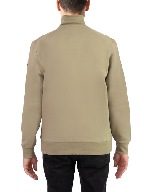 MODISH Sweatshirt mit durchgehendem Rei&szlig;verschluss schlammig - Sweatshirts Herren