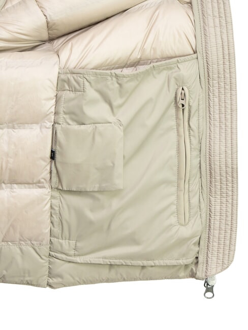NEW WARRIOR Daunenjacke mit Kapuze Kaffeesahne - Daunenjacken f&uuml;r Herren