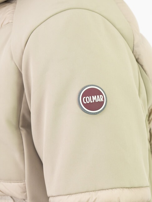 NEW WARRIOR Daunenjacke mit Kapuze Kaffeesahne - Daunenjacken f&uuml;r Herren