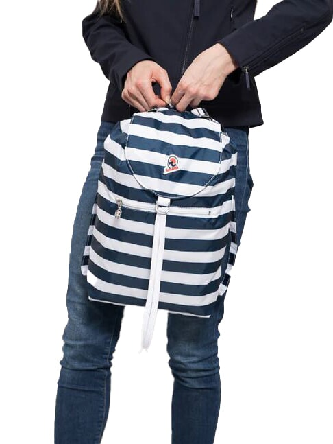 MINISAC VINTAGE Faltbarer Rucksack STIMMUNG INDIGO - Rucks&auml;cke f&uuml;r Schule &amp; Freizeit