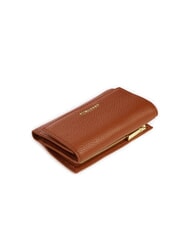 COCCINELLE METALLIC SOFT Bifold-Brieftasche aus geh&auml;mmertem Leder Cognac - Brieftaschen Damen - 5