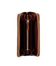 COCCINELLE METALLIC SOFT Geldb&ouml;rse aus strukturiertem Leder mit Rei&szlig;verschluss - Brieftaschen Damen