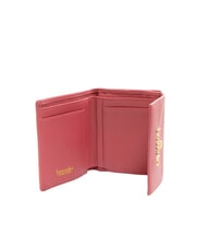 BRACCIALINI BASIC Kleine Lederbrieftasche mit Klappe Rot - Brieftaschen Damen - 2