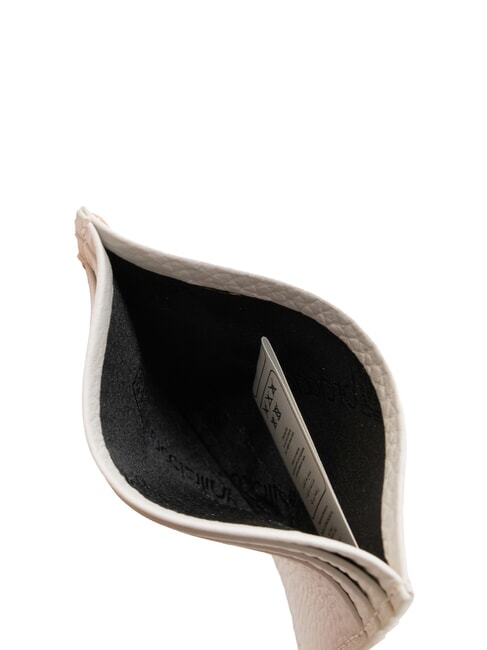 BASIC Kreditkartenetui aus Leder Wei&szlig; - Brieftaschen Damen