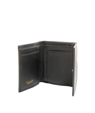 BRACCIALINI BASIC Kompakte Ledergeldb&ouml;rse Schwarz - Brieftaschen Damen - 2