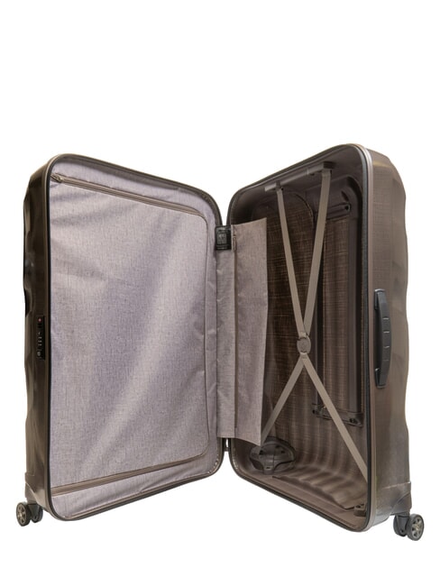 C-LITE Extra gro&szlig;er Trolley Nussbaum - Harte Trolleys