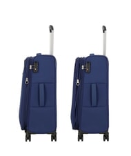 AMERICAN TOURISTER BLAZING RIDE Set bestehend aus 3 Trolleys + Reisetasche + 2 Rucks&auml;cken + 2 Kosmetikkoffern marineblau/orange - Trolleyset - 4