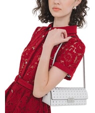 MICHAEL KORS LUDLOW Kleine Schultertasche aus Leder optisches Wei&szlig; - Damentaschen - 4