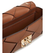 MICHAEL KORS TRIBECA Kleine Schultertasche aus Leder Gep&auml;ck - Damentaschen - 4