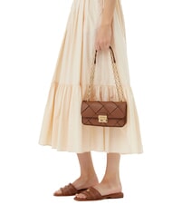 MICHAEL KORS TRIBECA Kleine Schultertasche aus Leder Gep&auml;ck - Damentaschen - 5