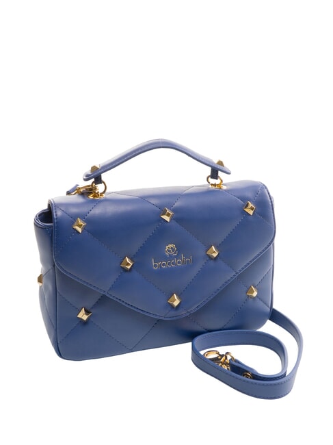 QUILT Handtasche mit Schulterriemen Blau - Damentaschen